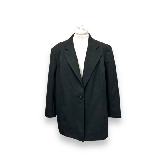 Liz Baker Women's Plus Size 22W Black Blazer 100% Polyester - Picture 1 of 5